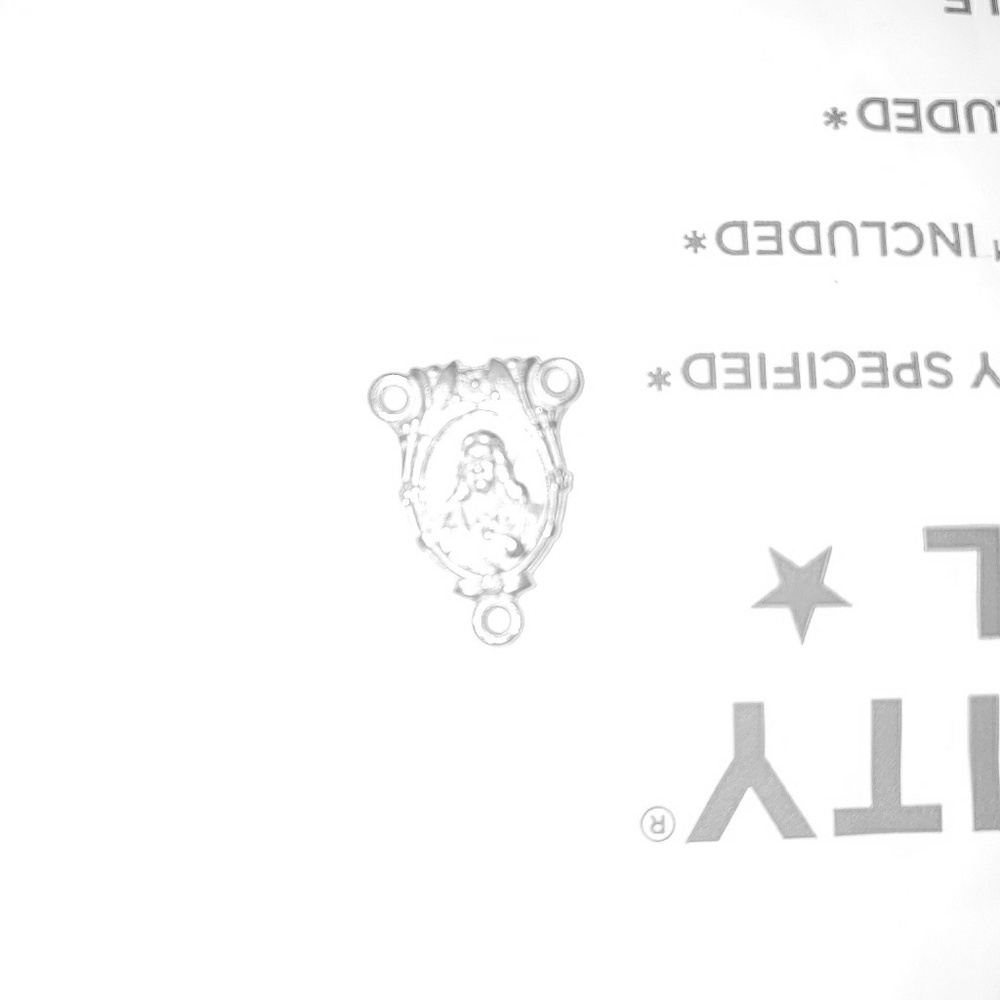 Italian Silver Jesus Rosary Modal